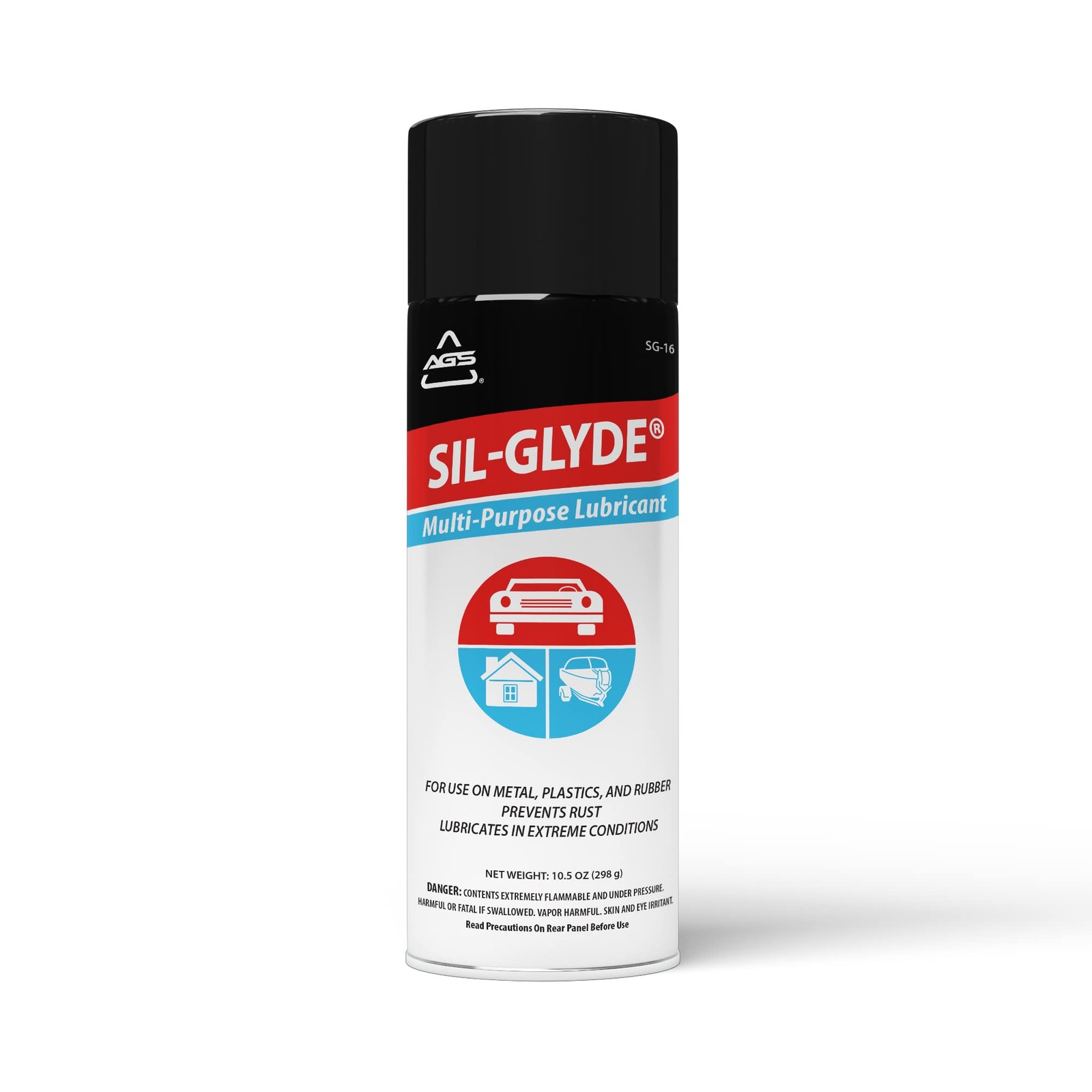 AGS Automative Solutions SIL-Glyde General Purpose Silicone 16 oz aerosol