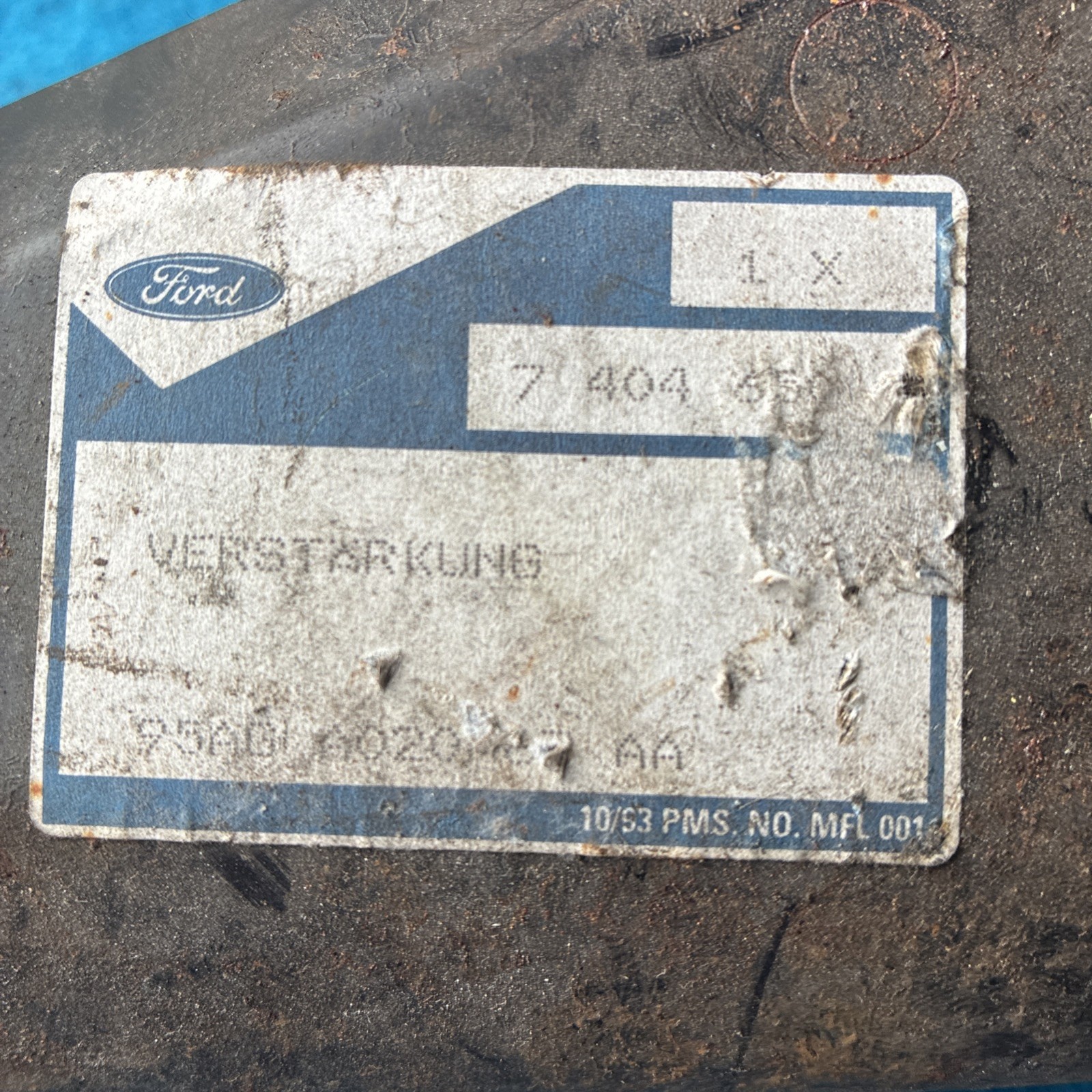GENUINE FORD REPAIR PANEL