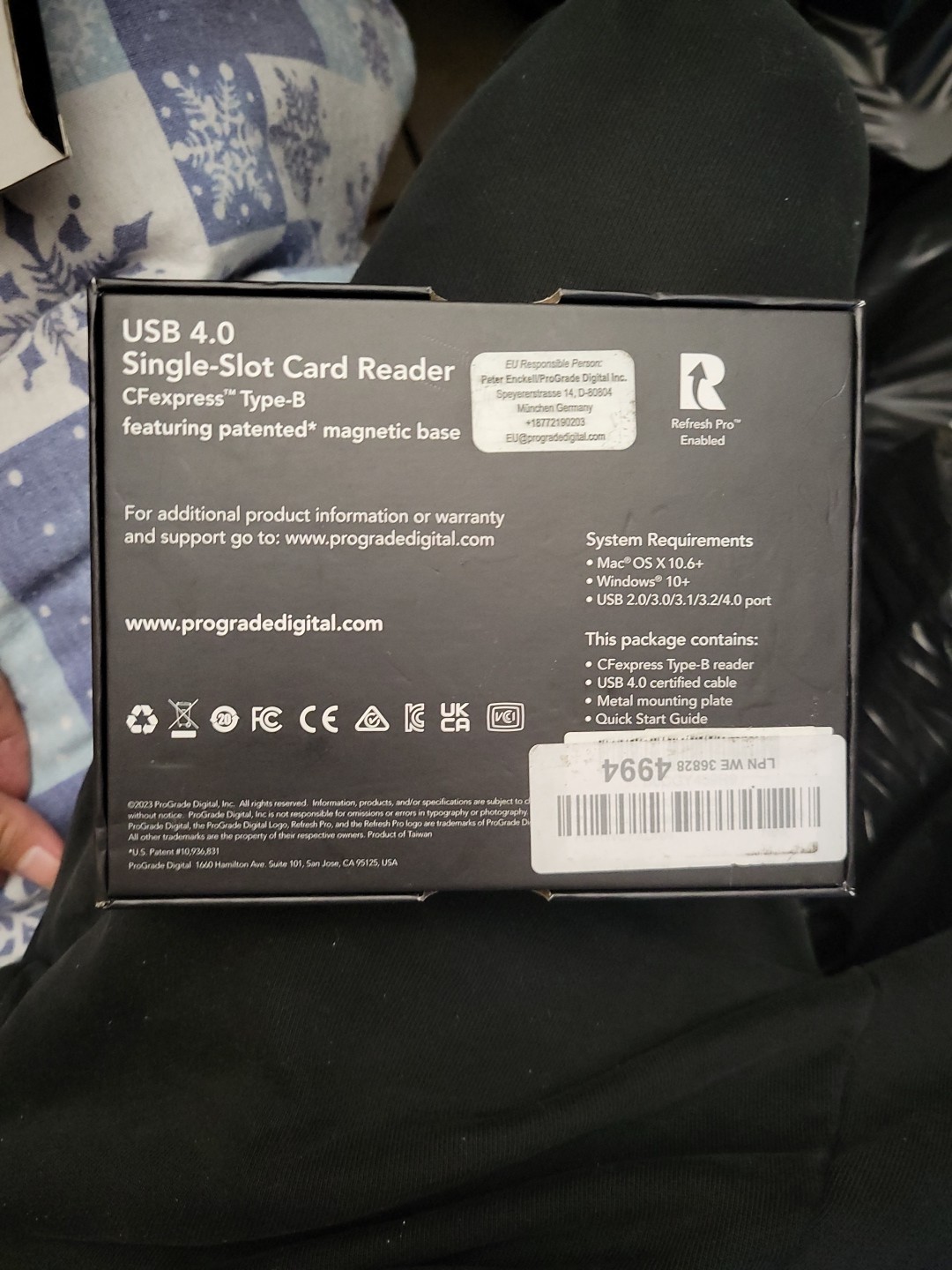CFexpress Type B Single-Slot Memory Card Reader by ProGrade Digital | USB 4.0