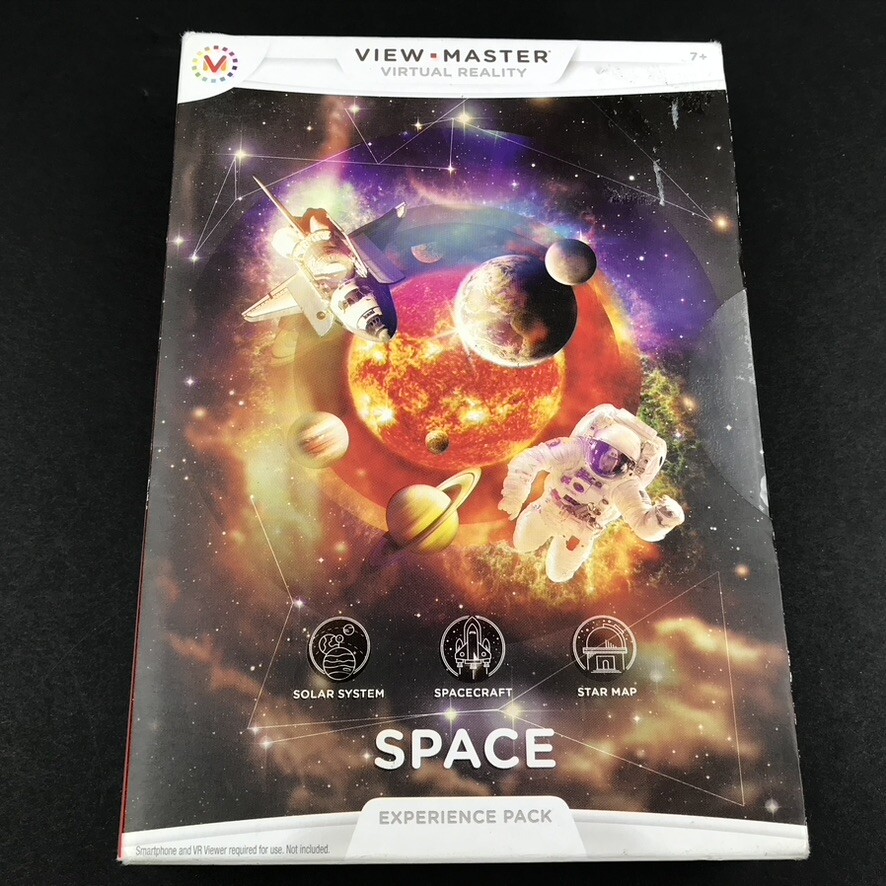 View-Master Virtual Reality SPACE Experience Pack & Destination Pack NIB