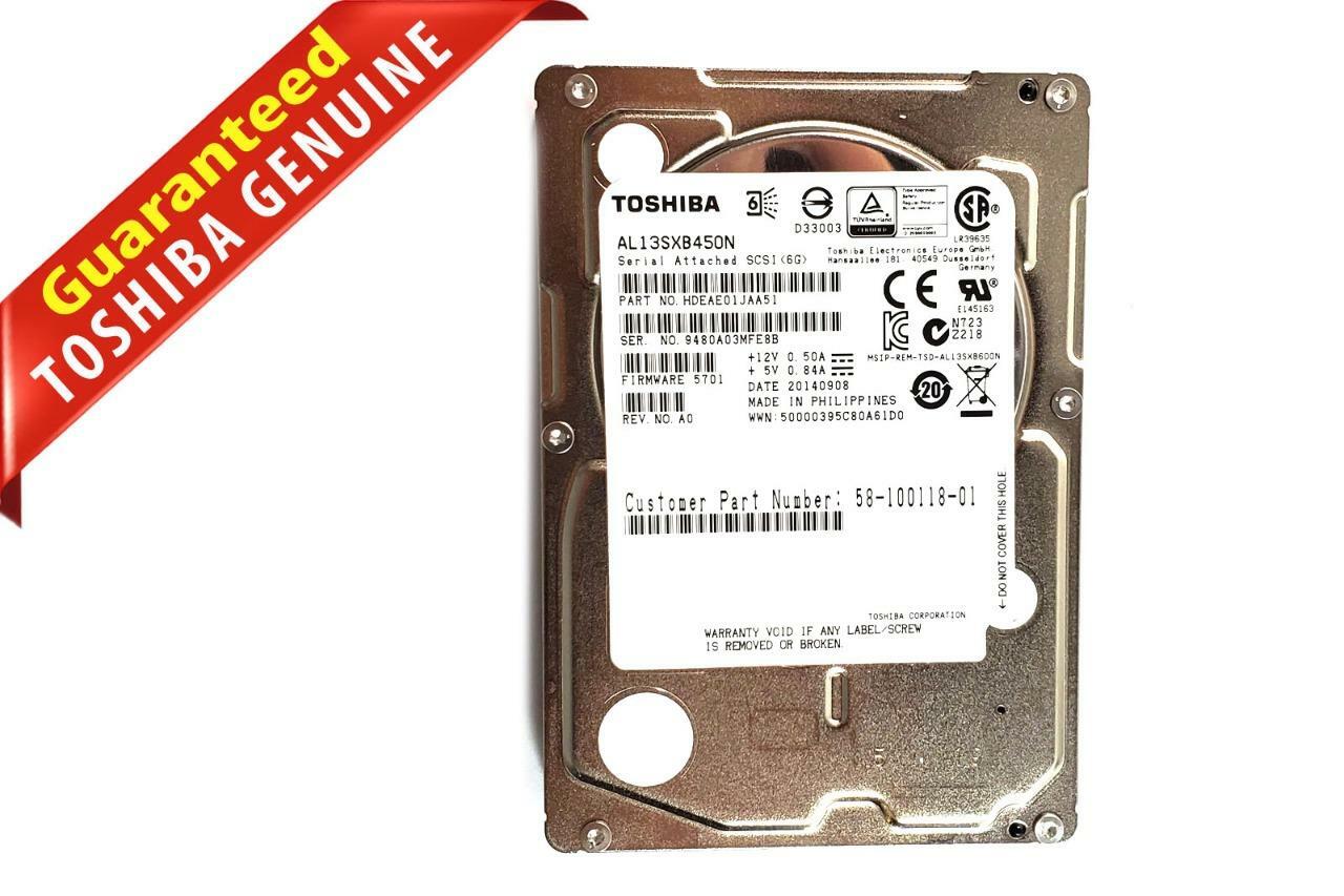 Toshiba AL13SXB450N AL13SX 450 GB Hard Drive - 2.5" Internal - SAS 6Gb/s SAS