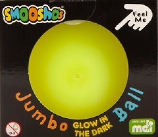 Yellow - Jumbo Smooshos Glow-in-the-Dark Ball Smoosho's