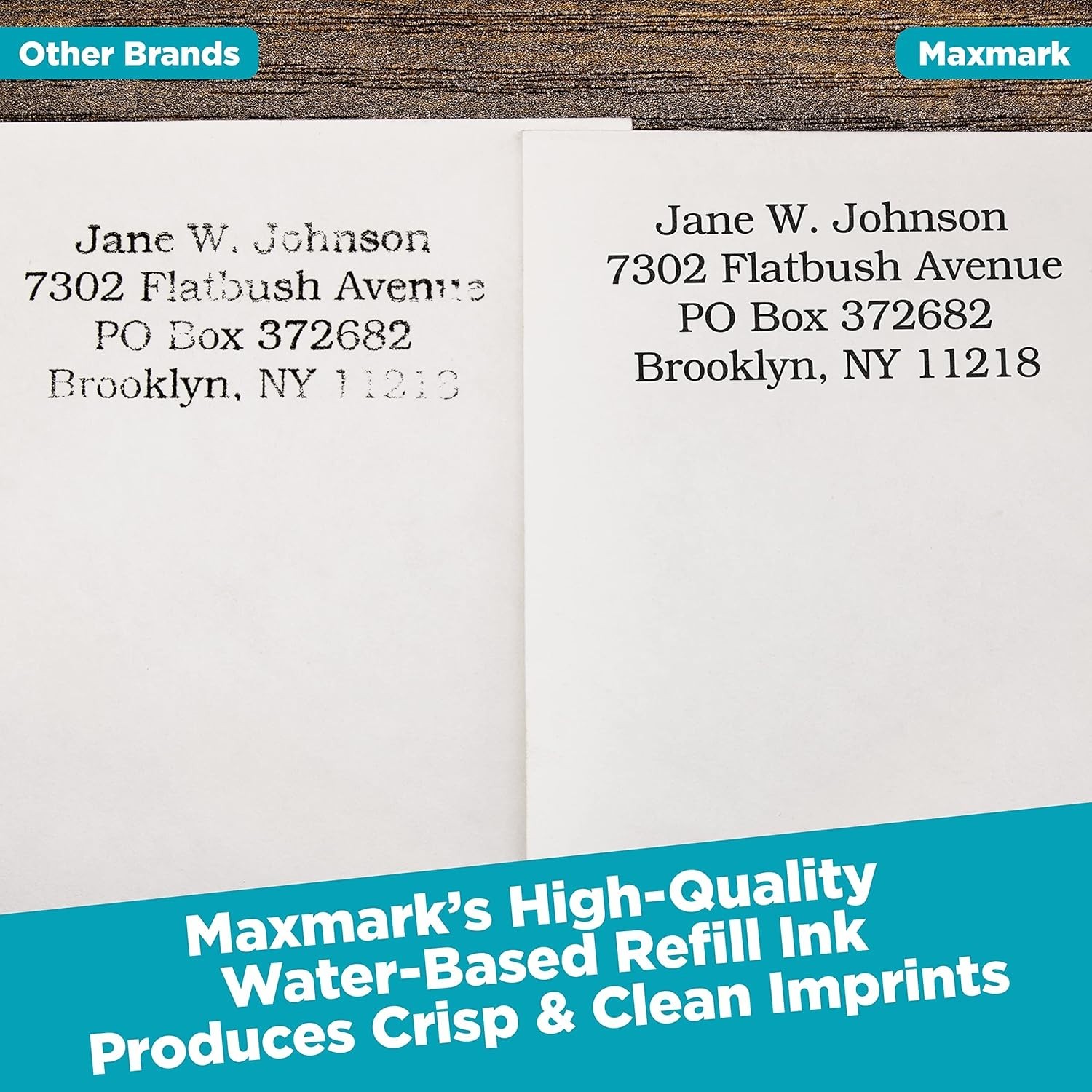 2 oz. Black Ink for Stamps - Controlled Tip for Precision Stamping