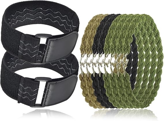 10PCS Boot Blousers Military, 2PC-Upgraded Boot Blousing Straps Nylon  - 8PC