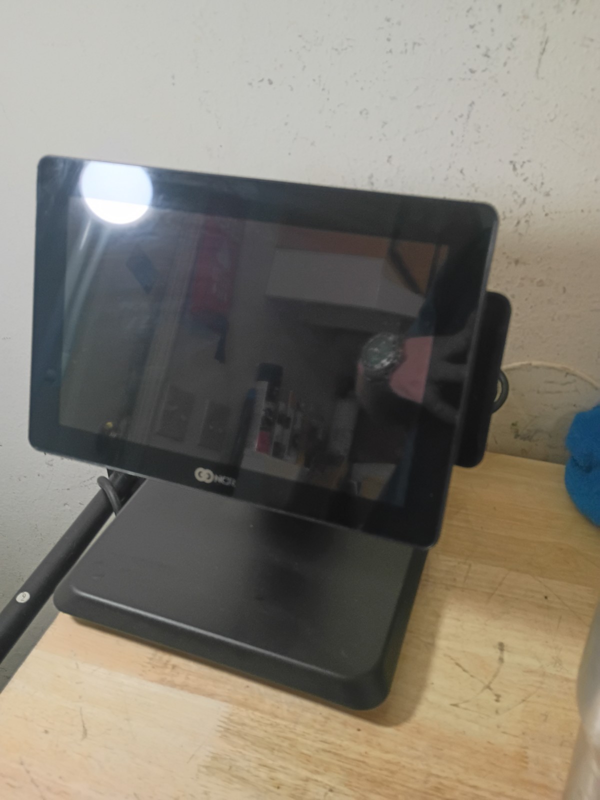 NCR RealPOS XL10W 5910-0000-9090 10.1" Touchscreen POS Monitor w/ Stand & Cables