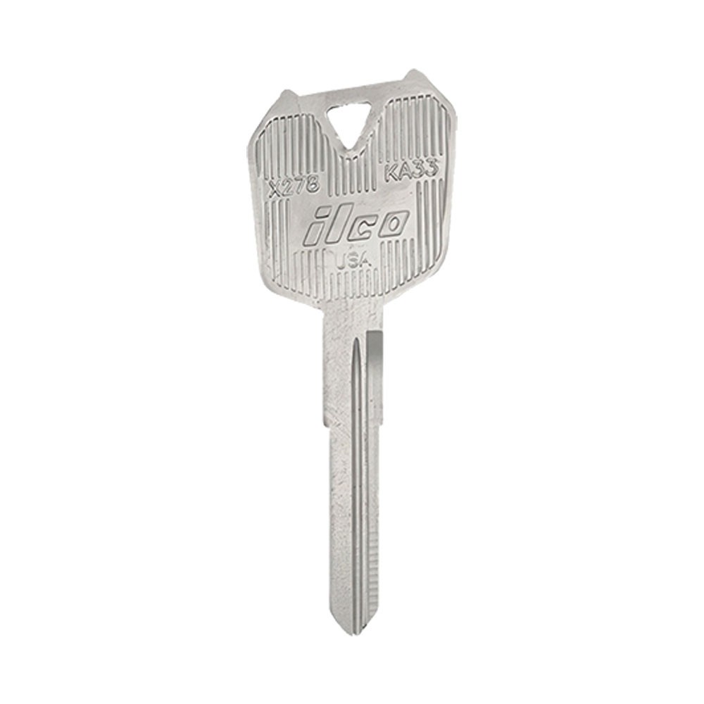 KA33 / X278 Key Blank Nickel