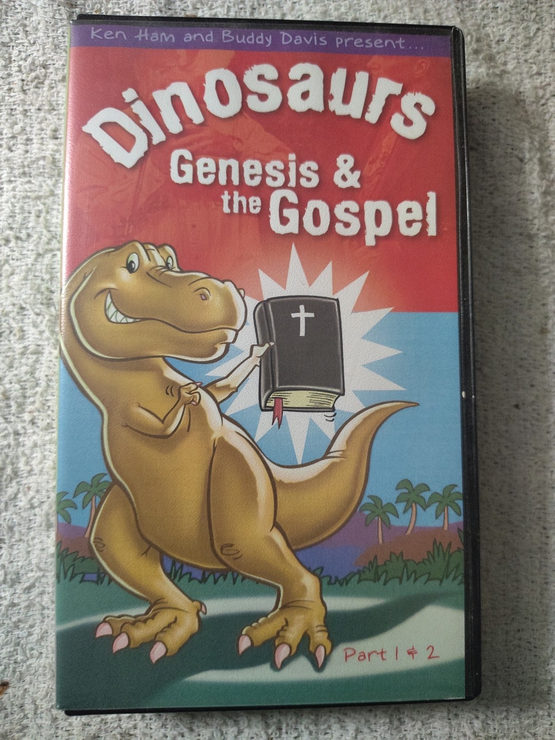Rare Hard To Find Dinosaurs Genesis & The Gospel Ken Ham VHS Hardcase Part 1 & 2