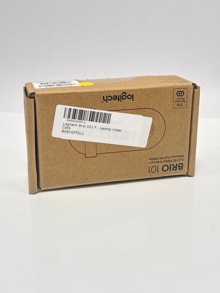 Logitech Brio 101 Full HD 1080p USB Webcam Black for PC Laptop
