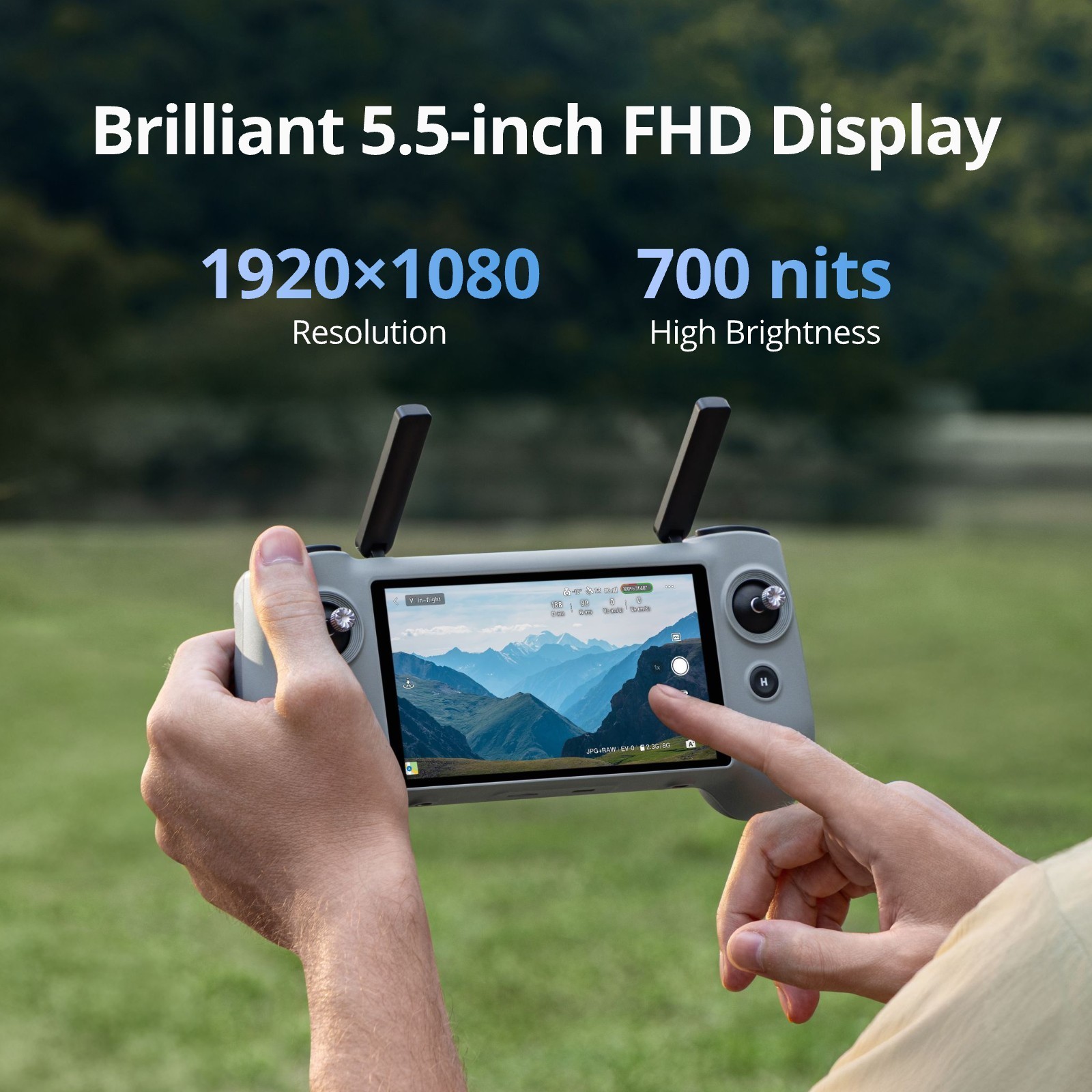 Potensic PTD 1 Remote Controller 5.5-inch 1080P Display for ATOM 2 Drone Only