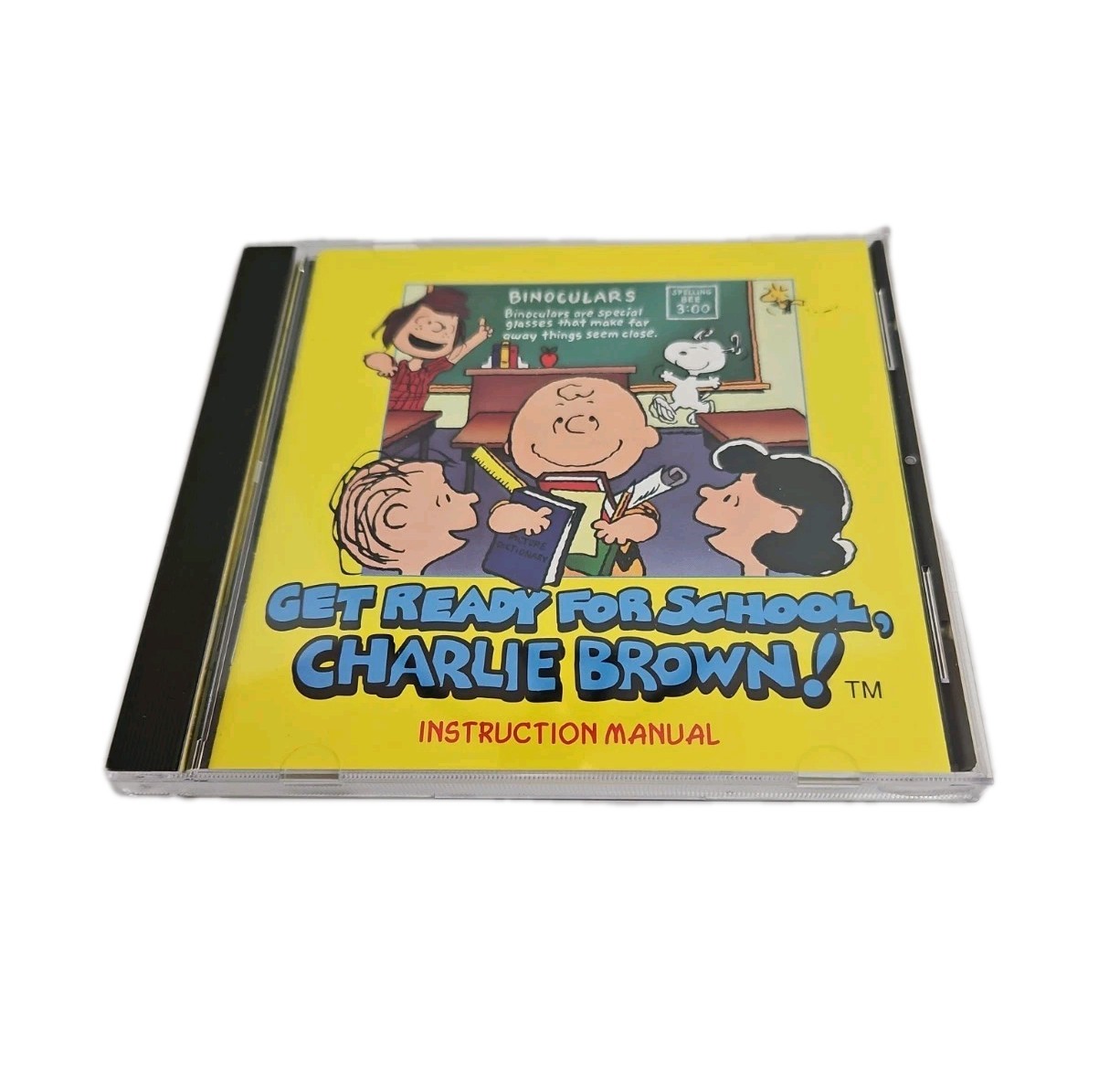 Get Ready For School Charlie Brown PC MAC CD Learn Spelling Reading Game Snoopy