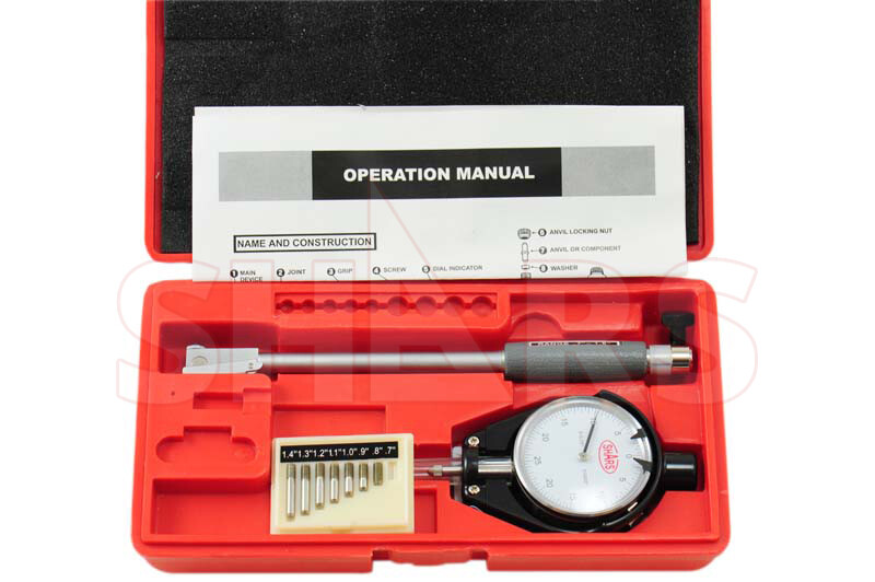 Shars 0.7 - 1.5" Dial Bore Gauge Gage .0005” Engine Cylinder Hole New P