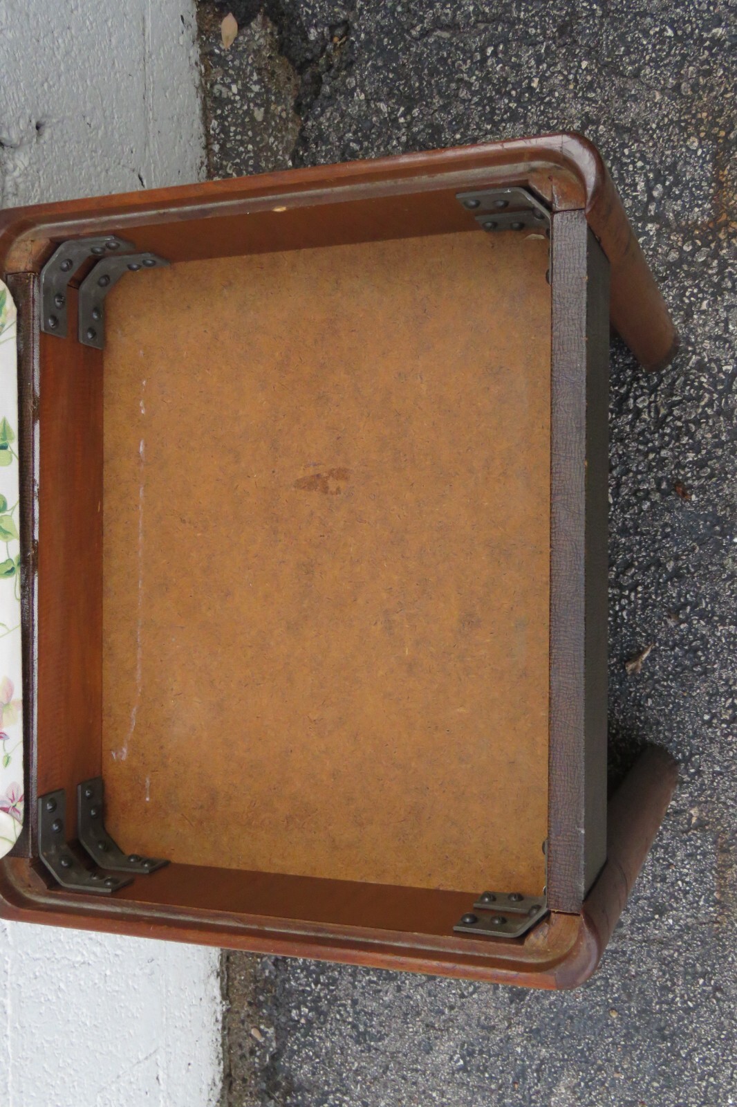 Art Deco Early 1900s Vanity Stool Bench Ottoman 5546