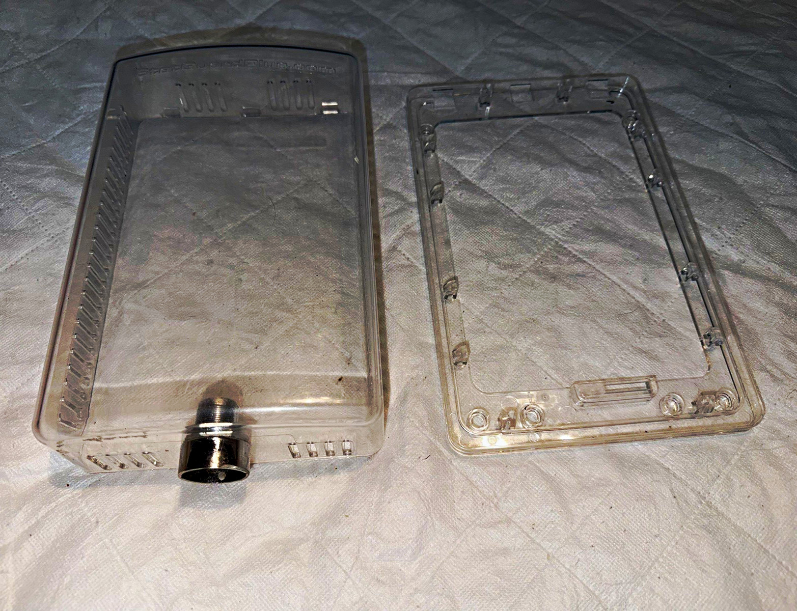 Clear plastic universal thermostat lock box