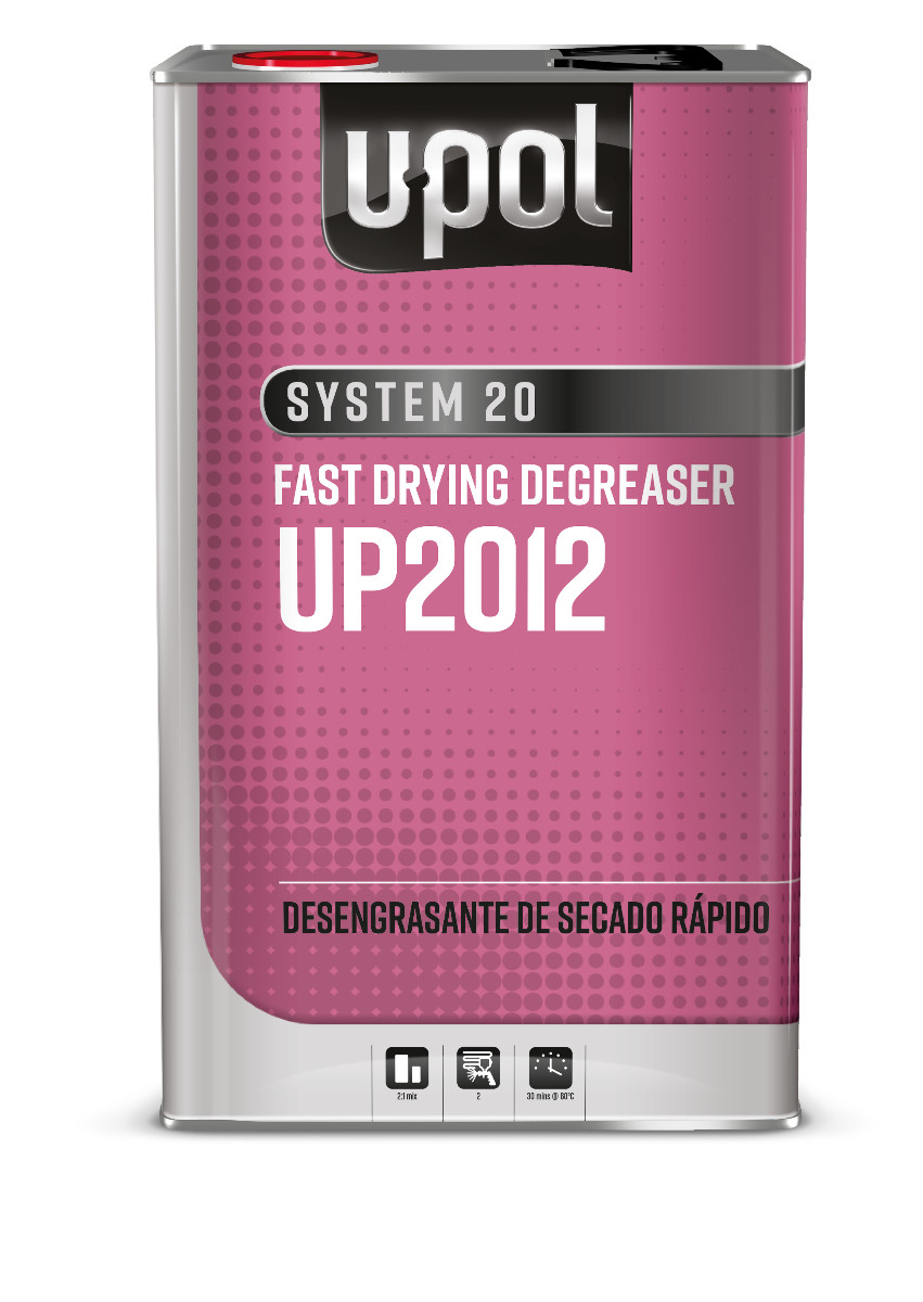 U-POL 2012 Solvent-Based Wax and Grease Remover Fast 5 Liter