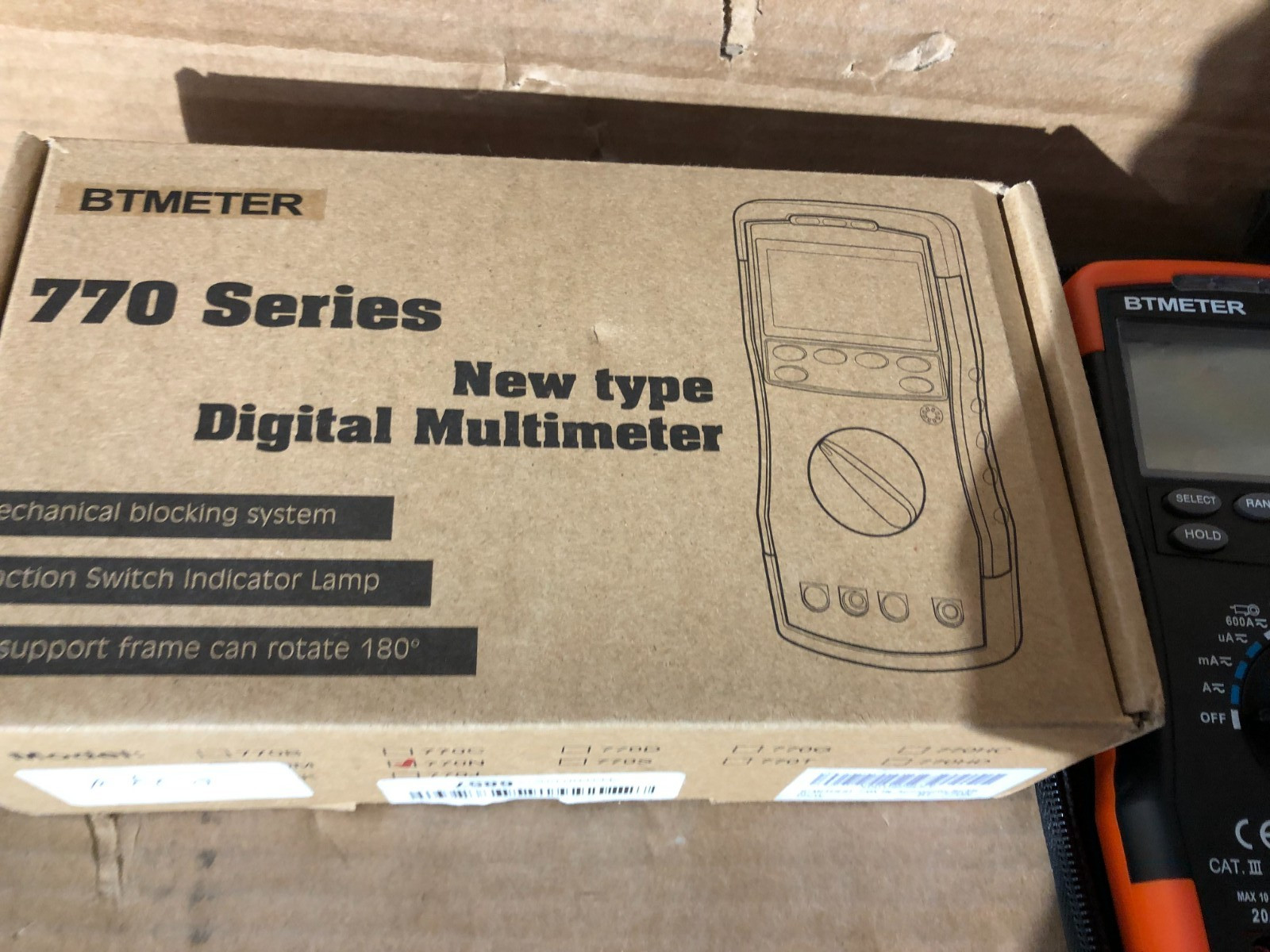 BT-770N TRMS Auto Manual Ranging Multimeters, 6000 Counts Digital Multimeter ...