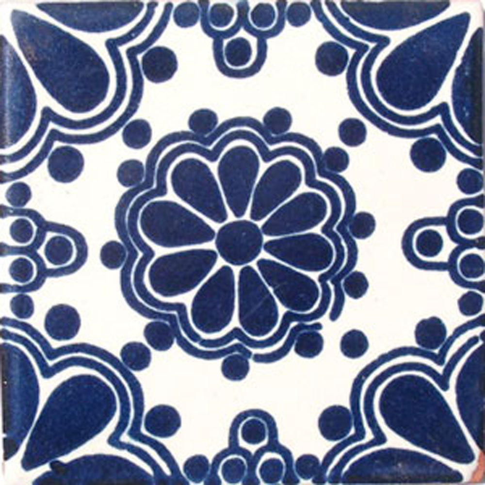 C#028)) MEXICAN TILE SAMPLE WALL FLOOR TALAVERA MEXICO CERAMIC HANDMADE POTTERY
