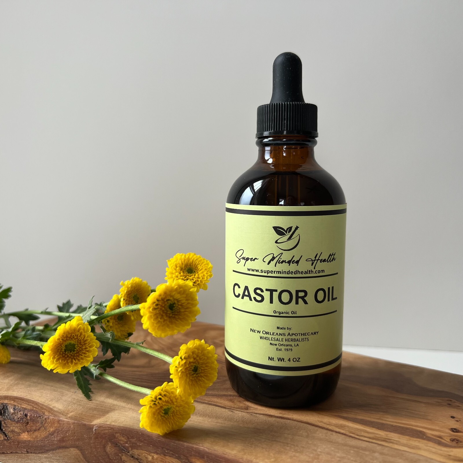Castor Oil 100% Pure Organic Cold Pressed Hexane Free