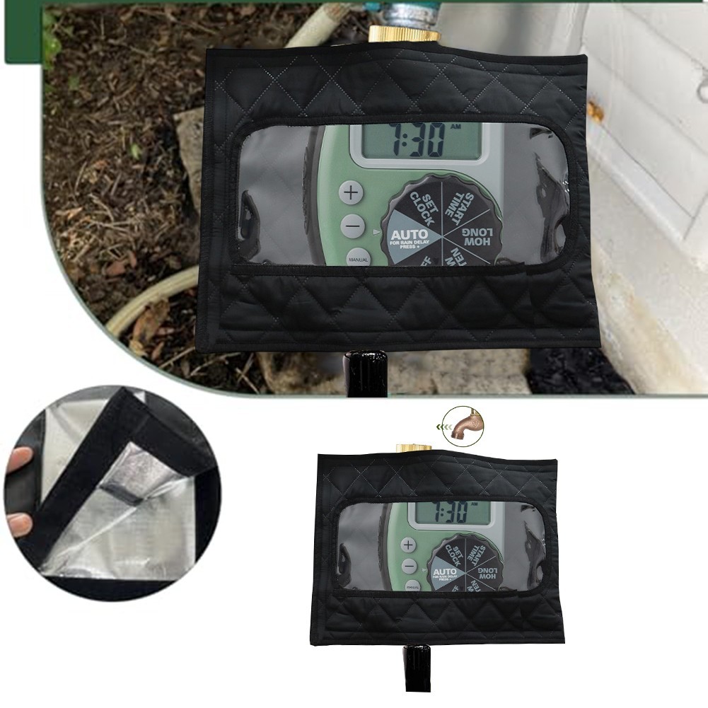 Hose Watering Timer Cover Hose Faucet Timer Protector with Clear Front Window