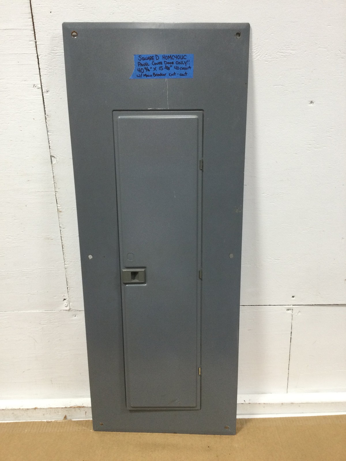 Square D HOMC40UC 200 Amp 40 Space 120/240V Panel/Door w/Main 40 1/2" x 15 1/2"