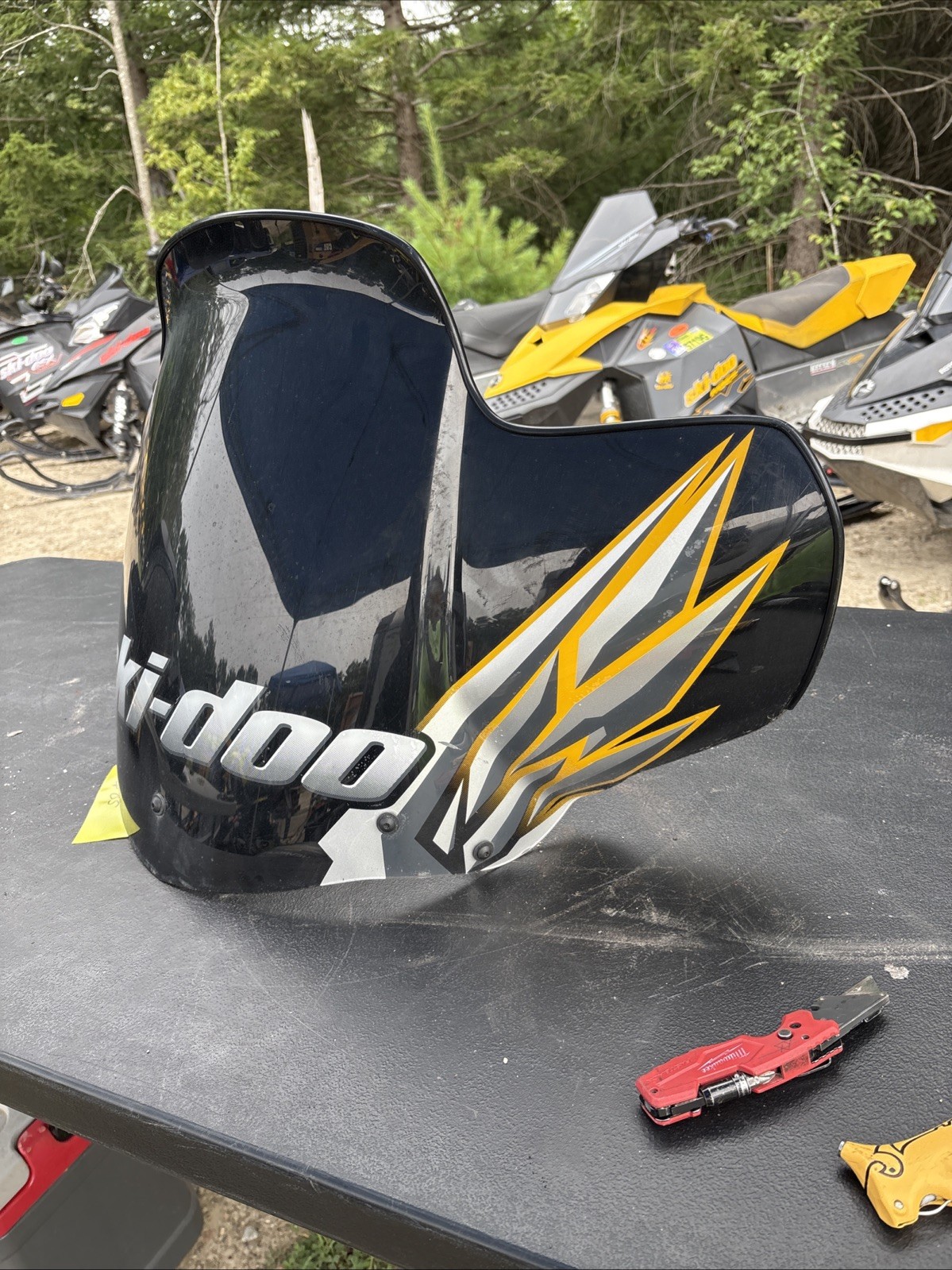 Ski Doo 05-07 Mach -Z Windshield