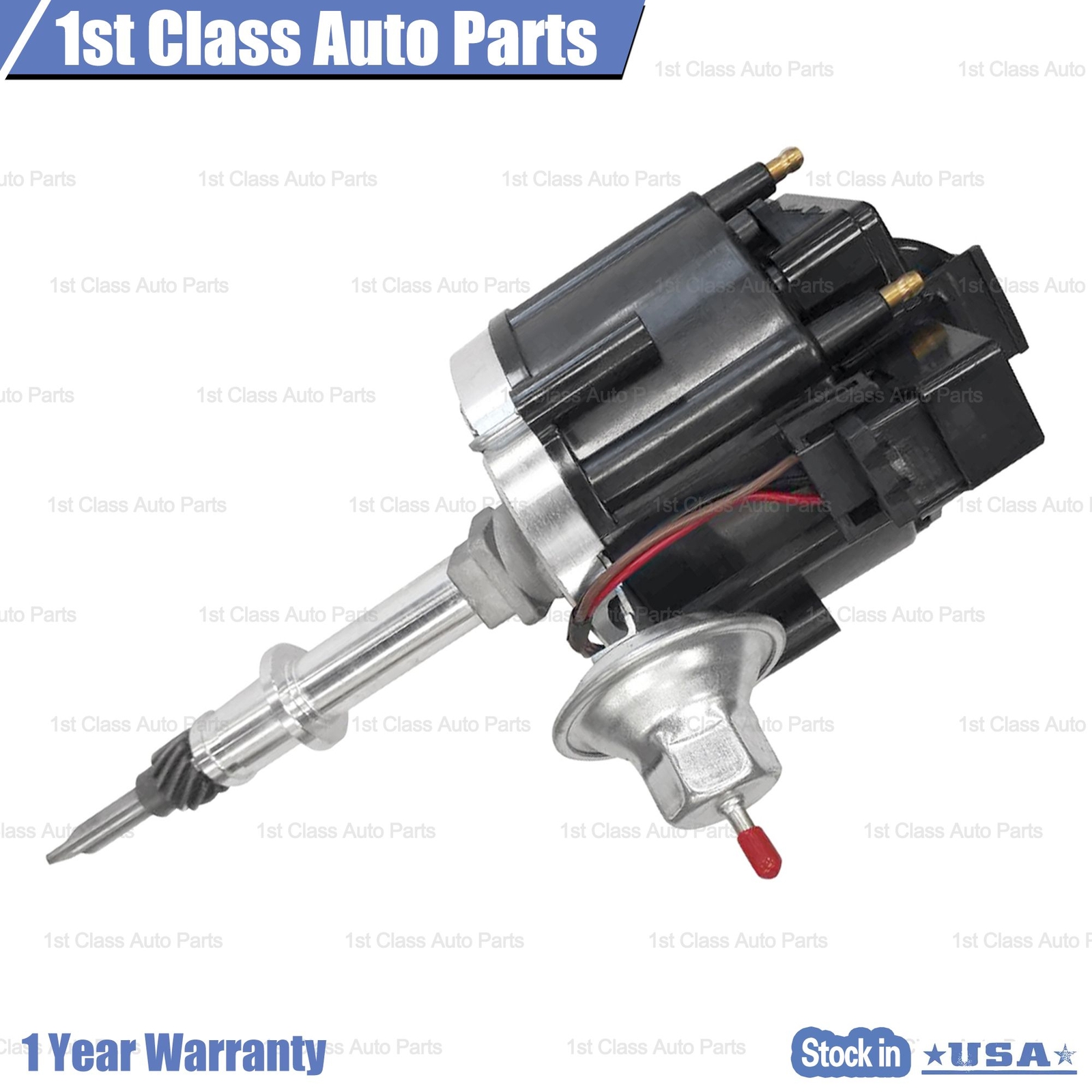 Distributor For Gm 250 Chevy 292 230 Hei Cap Complete 6 Cyl Inline