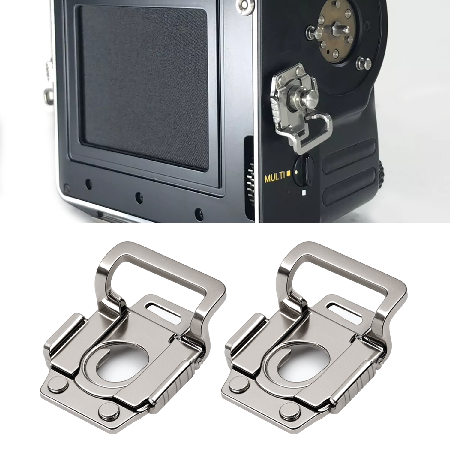 2PCS Lugs Shoulder Strap Adapter Clips For Mamiya 645 Pro/Pro TL/Super Camera