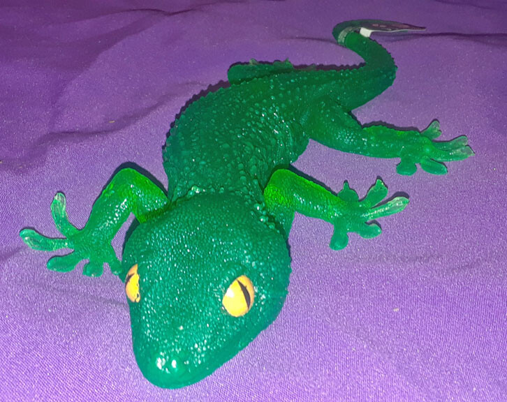 Day Gecko Replica - Realistic but Lime Green PVC