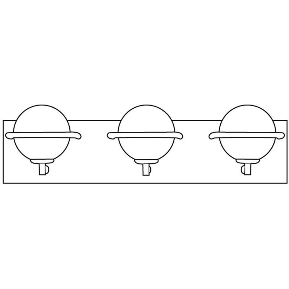Maxim Lighting 21603SWBKGLD Revolve Bath Vanity Wall Light