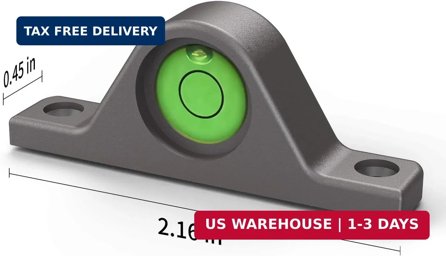 Replacement Bubble Vial 1277-6251S for Laser Level Clamp Holder, compatible with
