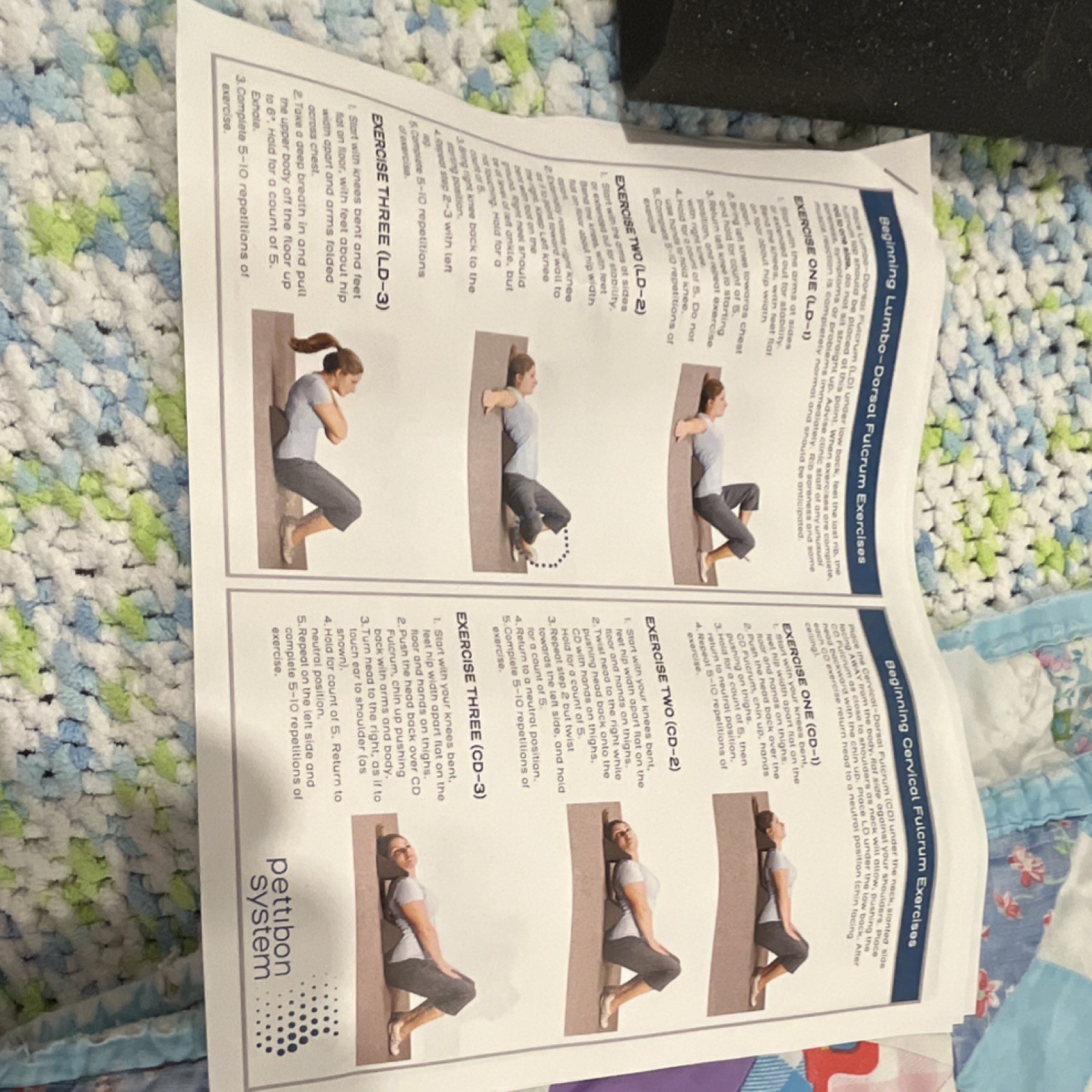 Pettibon System Foam Fulcrum Set for Back Support with Exercise Guide, 2 Pieces