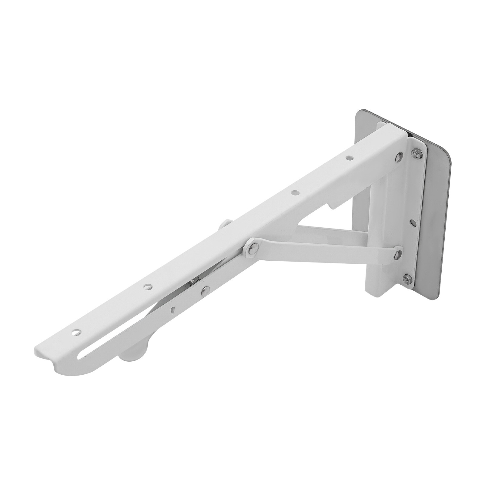 Folding Wall Mounted Laptop Desk with Brackets Space Saving Foldable Table US~