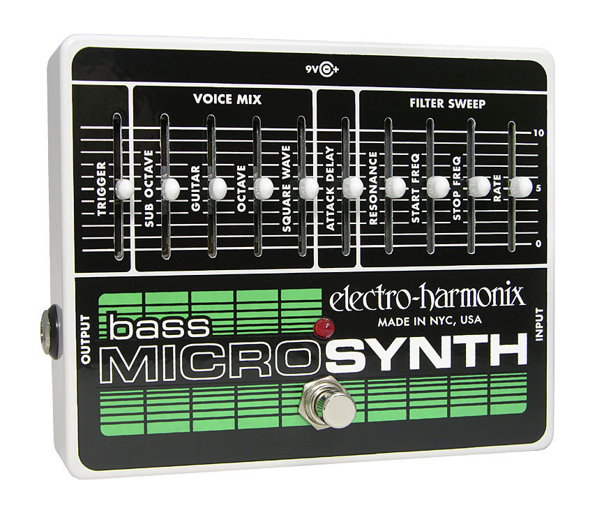 Electro-Harmonix Bass Micro Synthesizer Bass Guitar Effect Pedal