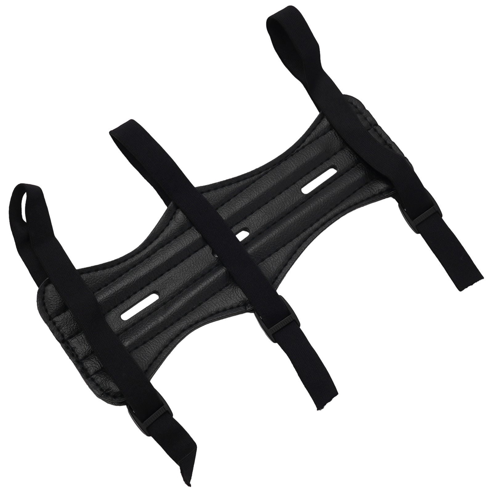 Extended Leather Guard for Bow Gear Practical Hole Design for Efficiency