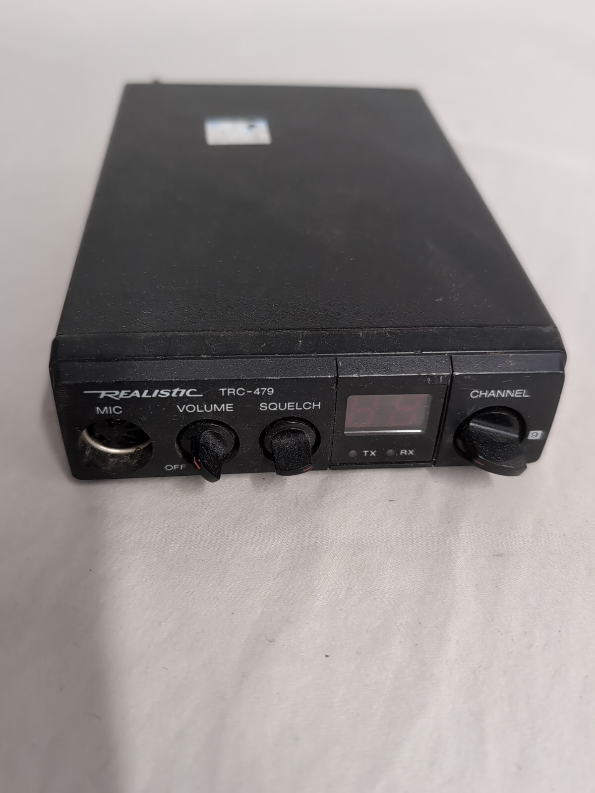 Realistic CB-Radio TRC-479 40 Channel Radio Shack No Mic Black Citizens Band