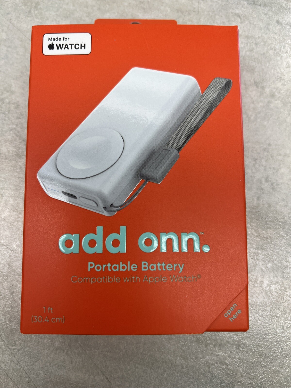 Add Onn-  Portable Battery - Compatible Apple Watch....NEW!!!....FREE S&H!!!