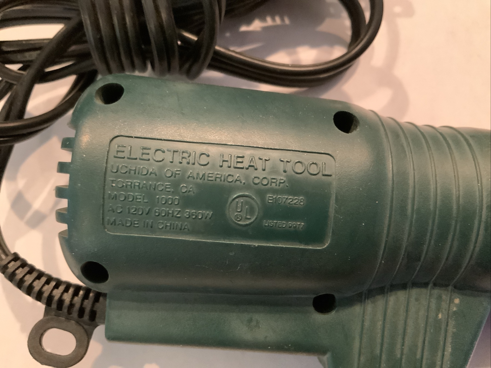 Marvy Uchida Embossing Heat Tool, Model 1000. Tested Good Condition.