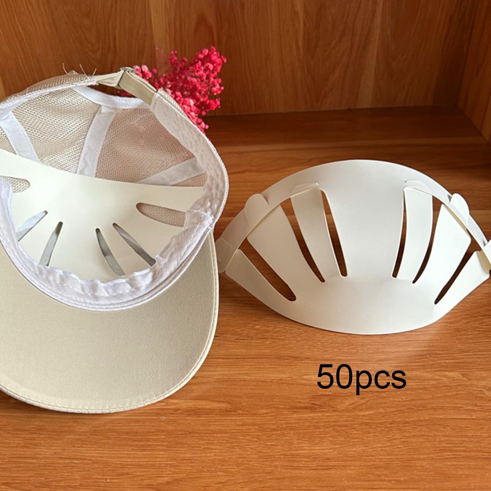 50x Baseball Cap Inserts Convenient Maintaining Shape Universal Cap Inner Liners