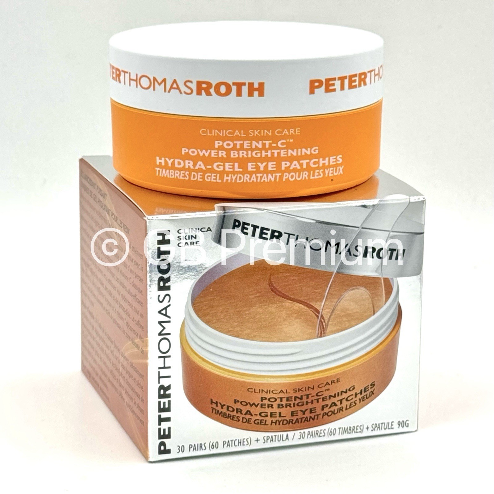 PETER THOMAS ROTH Potent-C Power Brightening Hydra-Gel Eye 60 Patches NEW in Box