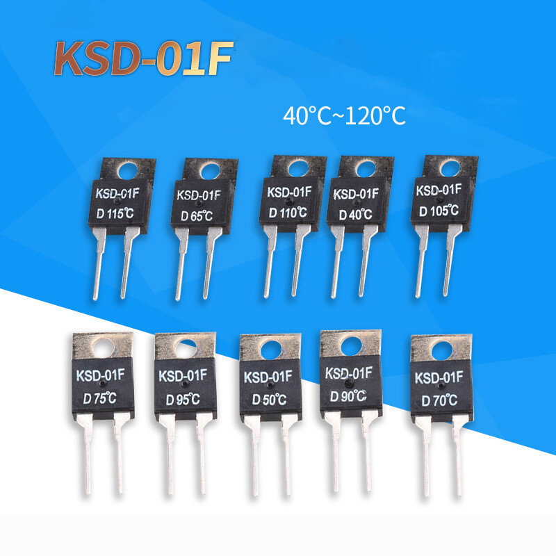 KSD-01F N/O N/C Normal Open Normal Closed 40-120℃ Thermostat Temperature Control