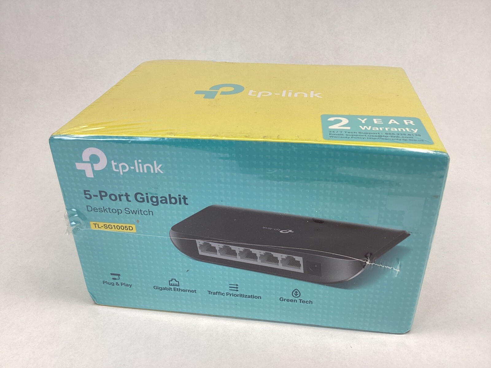 TP-Link 5 Port Gigabit Desktop Expansion Switch TL-SL1005D Ethernet BRAND NEW