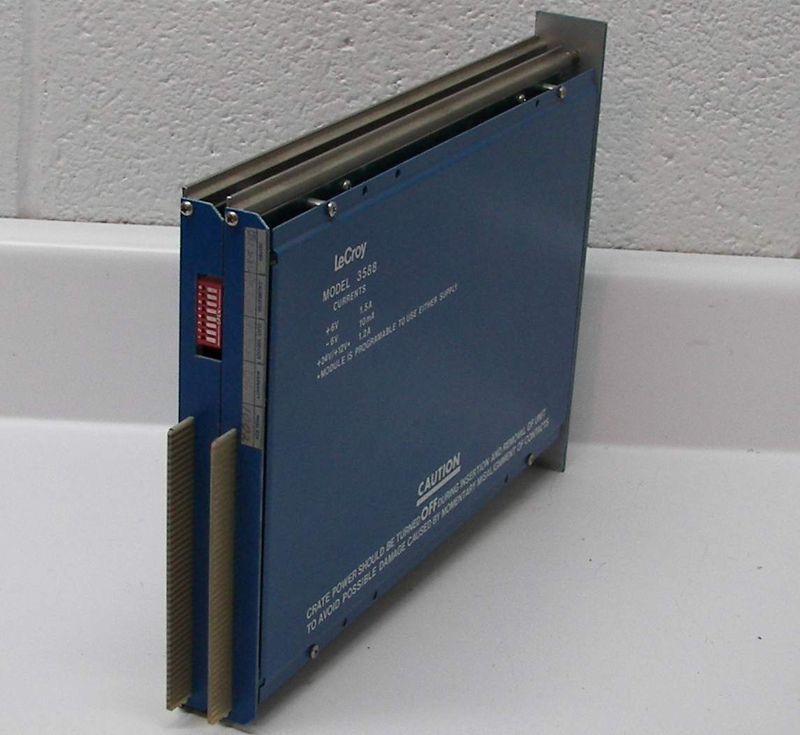 LECROY 3588 HIST MEM CURRENTS CAMAC MODULAR