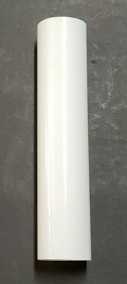 6" WHITE PLASTIC EDISON STANDARD CANDLE COVER 1 1/4"O.D. LAMP PART NEW 50268J