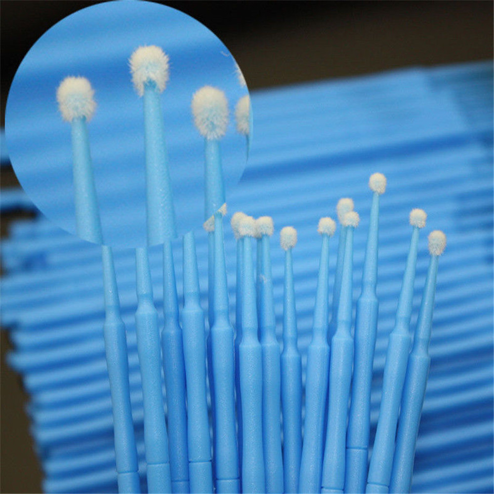 100Pcs Dental Micro Brush Disposable Materials Tooth Applicators 1.2/1.5/2.0/2.5