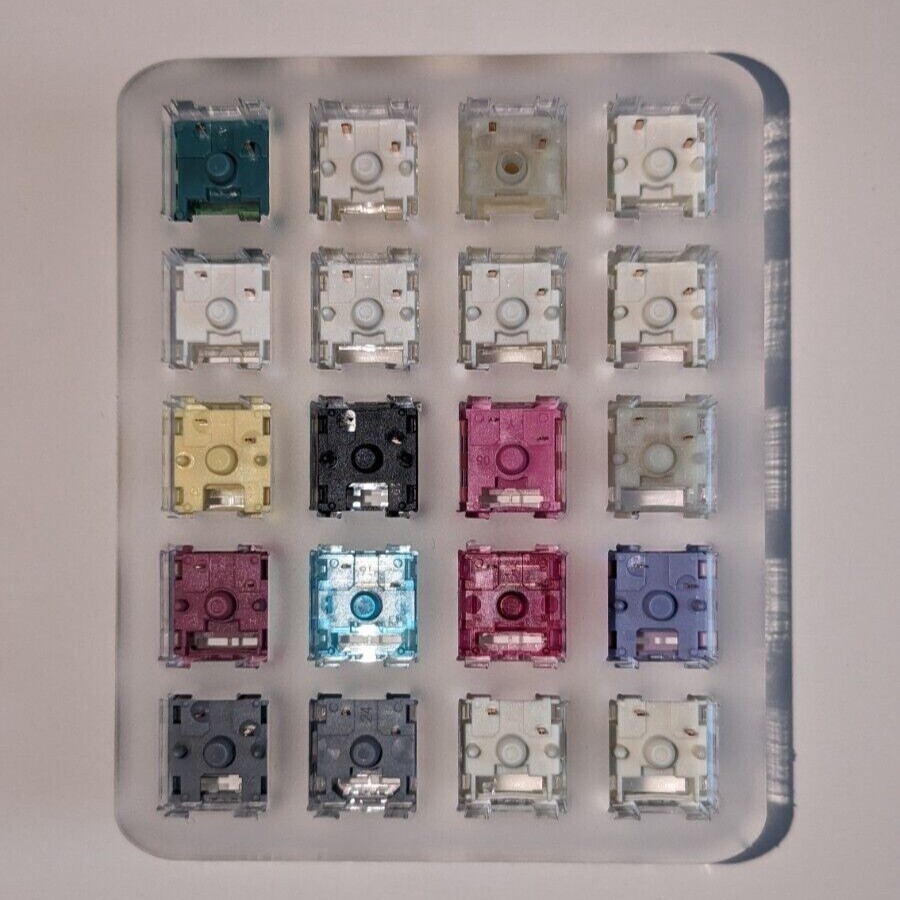 Mechanical Keyboard Complete Linear Switch Tester - Mixed Key Caps