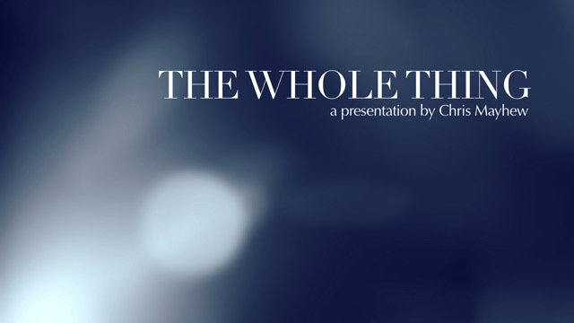 THE WHOLE THING DVD BY CHRIS MAYHEW & THEORY11 MAGIC CARD PRODUCTIONS TRICKS