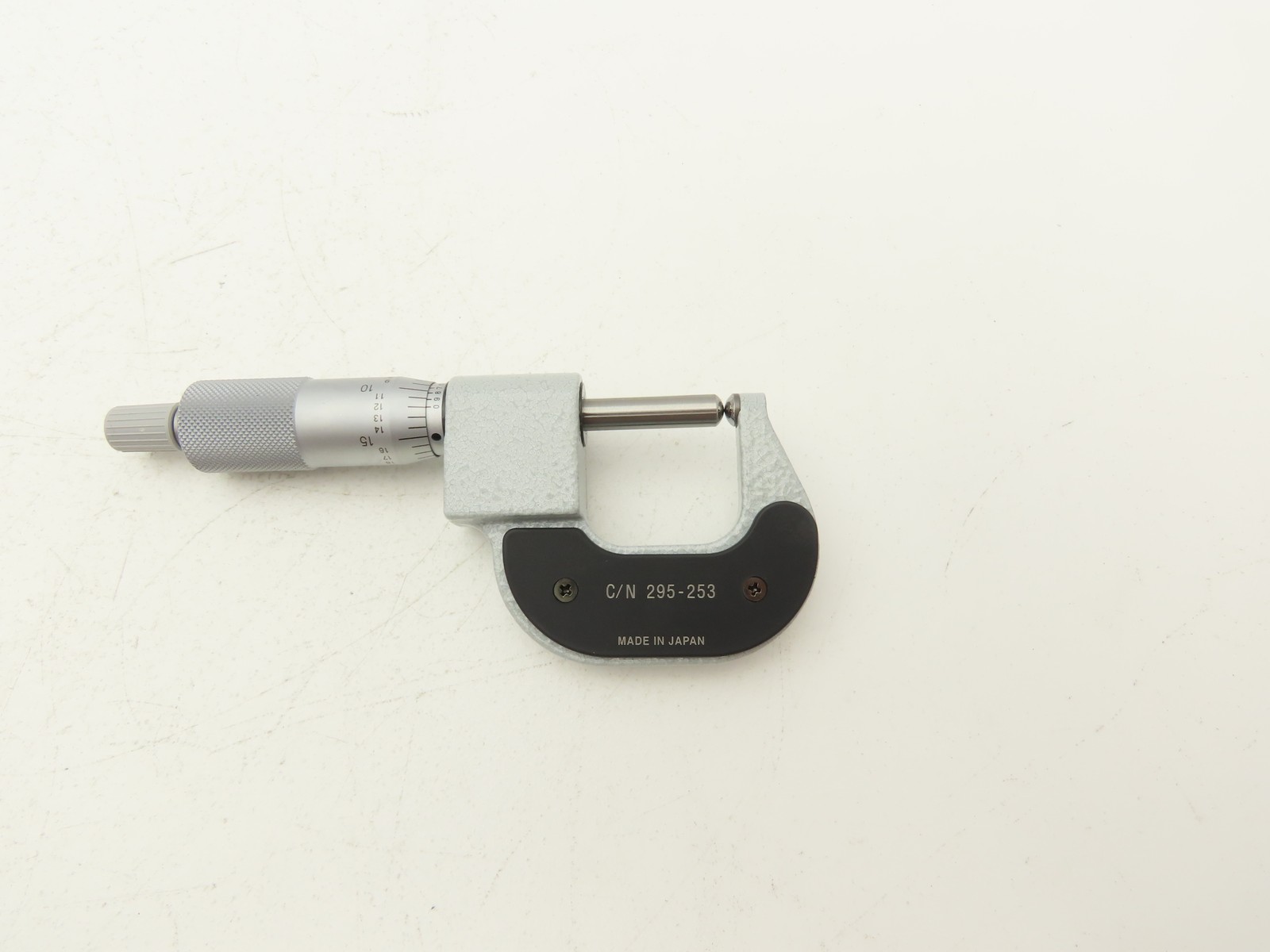 Mitutoyo 295-253 Mechanical Digit Counter Spherical Ball Micrometer 0-1"Range