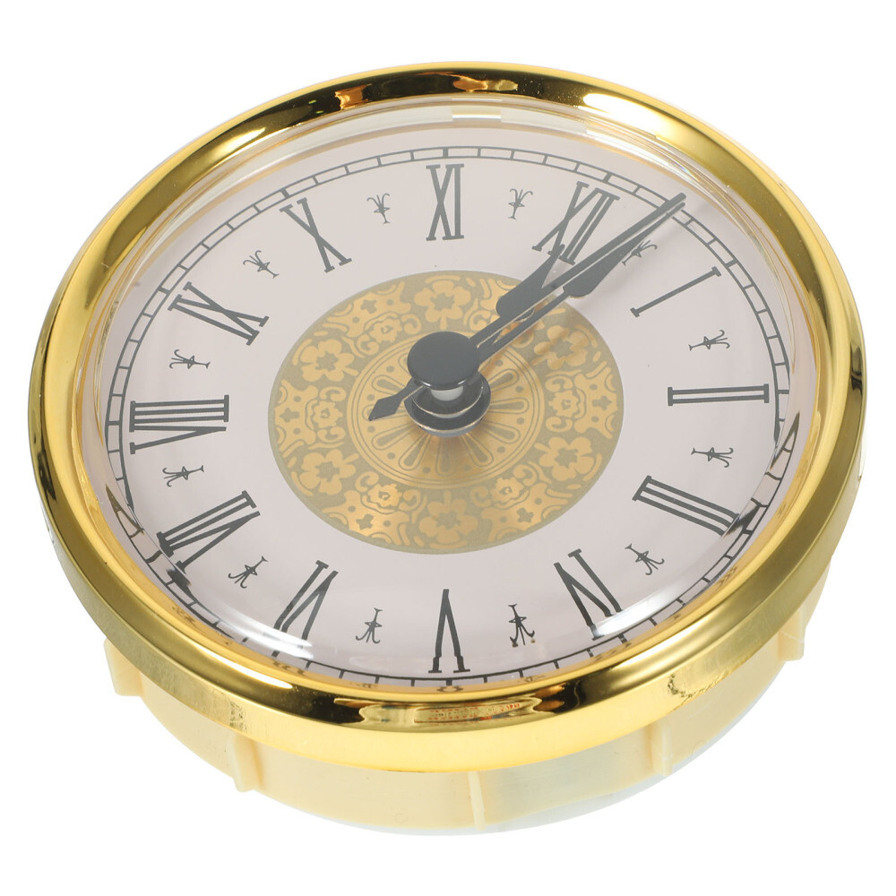 Retro Clock Insert DIY Round Clock Head Silent Clock Head Insert Quartz Clock