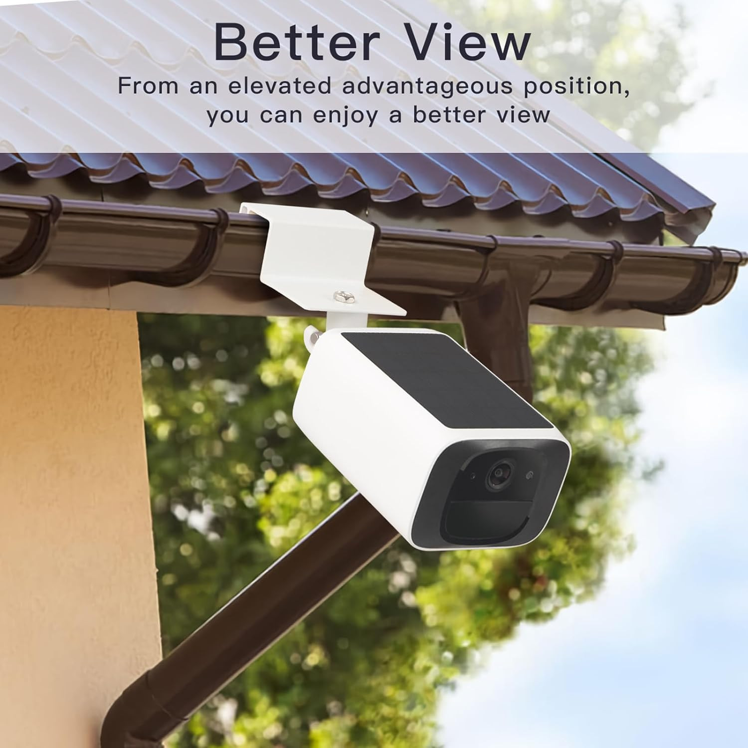 2Pack Gutter Mount Compatible with Eufy Security Solocam S220/C210, Eufycam