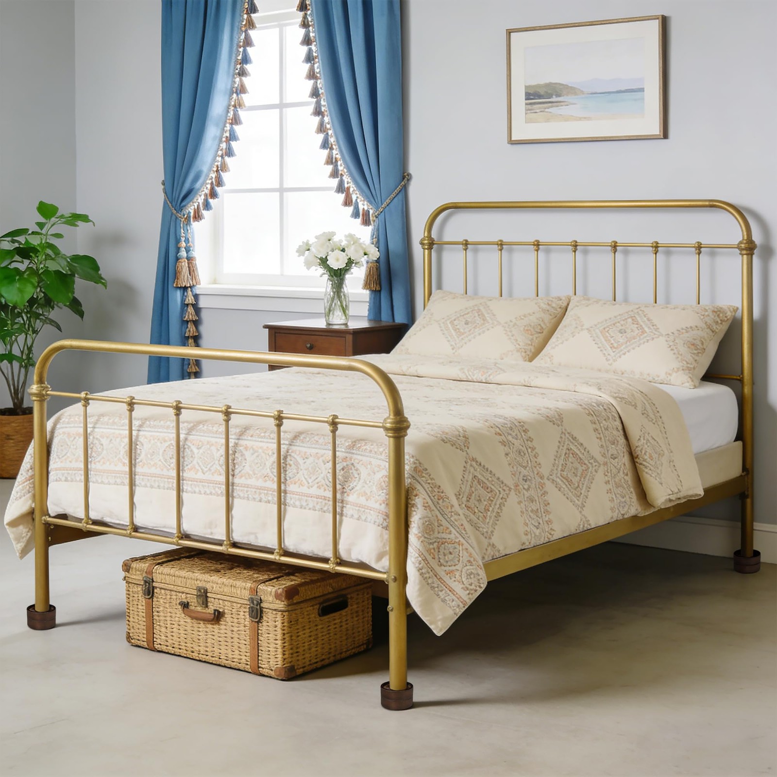 8 PCS Round Stackable Heavy Duty Wood Bed Risers 1 To 4 Inch High