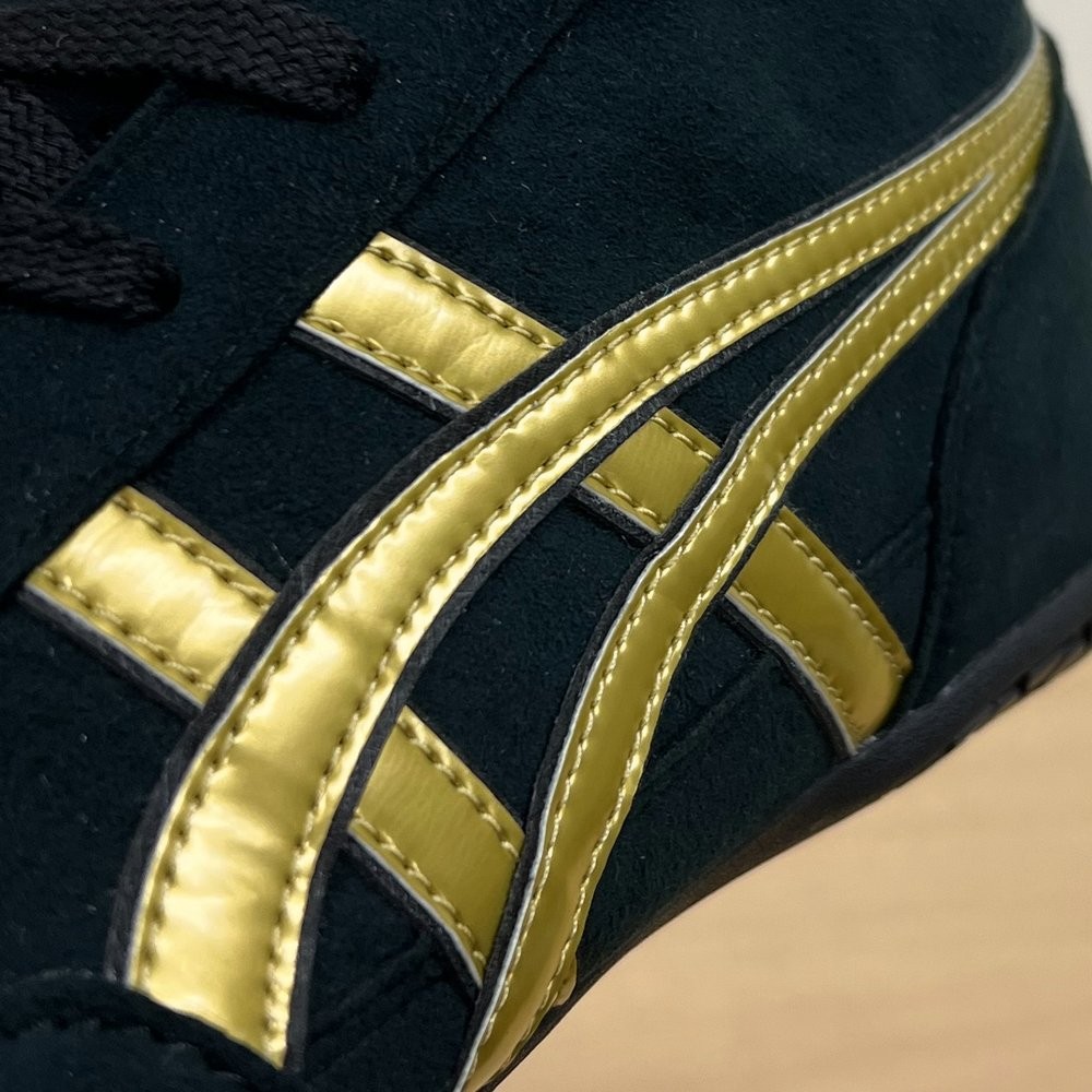 ASICS wrestling shoes 1083A001 Black x Gold x Black A504 US 11.5/28.5cm